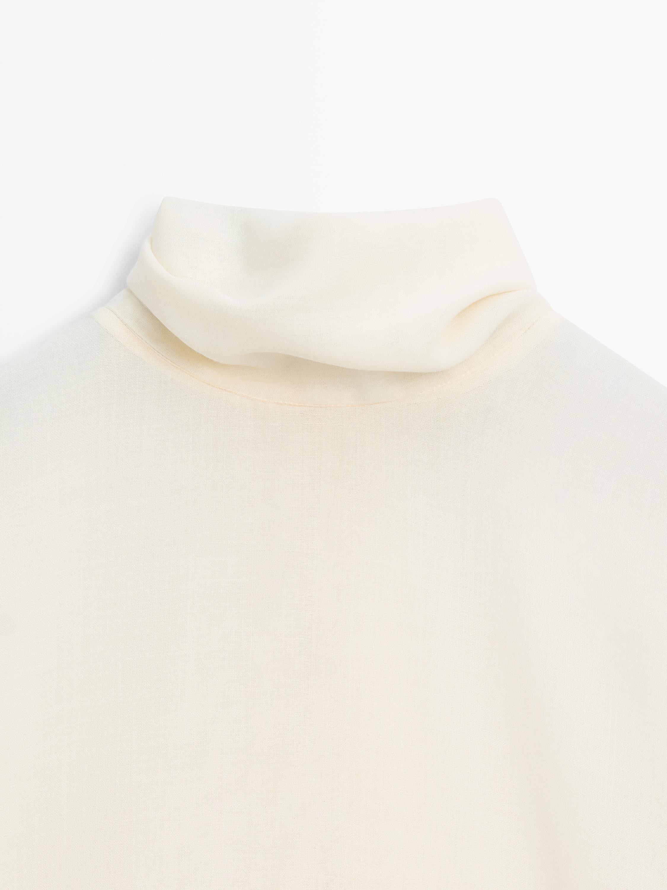 Flowing blouse with tie detail - STUDIO